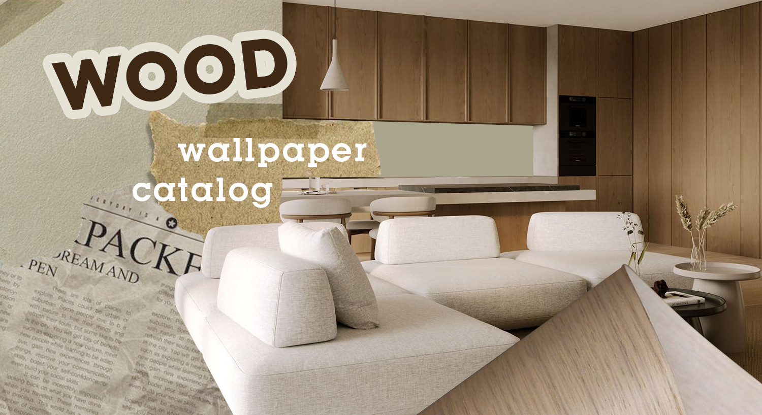 Wood wallpaper has long been a favorite of interior designers for its natural beauty and warmth.
